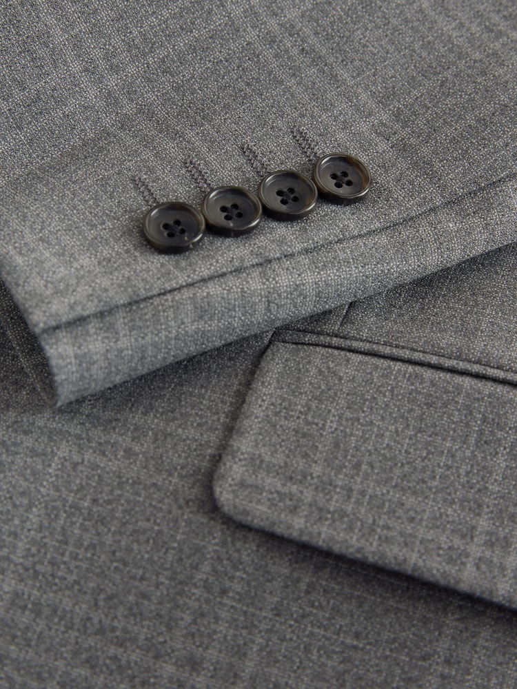 Grå - Ternet sæt med slim fit: Jakke - Billede 11 af 11 Grå - Ternet sæt med slim fit: Jakke - Billede 11 af 11