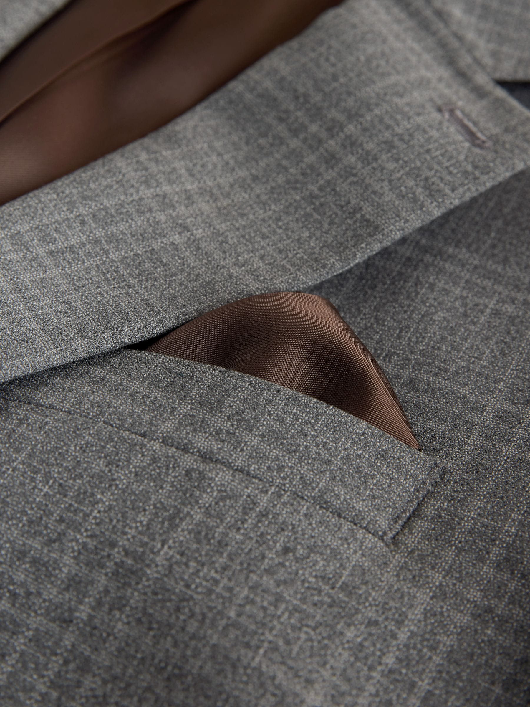 Buy Grey Slim Fit Check Suit Jacket from Next USA
