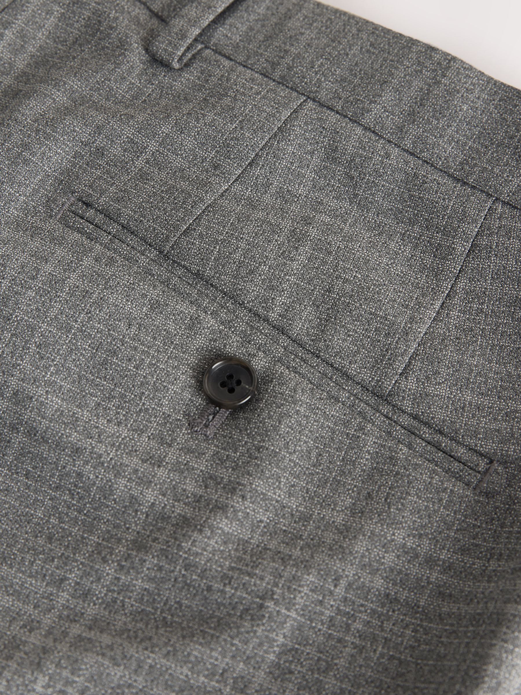 Buy Grey Slim Ft Check Suit Trousers from Next Romania
