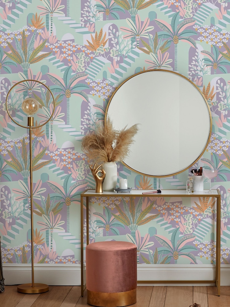 Graham & Brown Candy Envy Vacay A4 Wallpaper Sample - Image 1 of 4