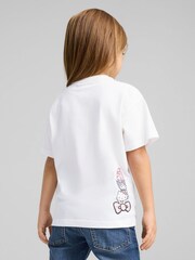 Puma White X Hello Kitty And Friends Kids Relaxed Graphic T-Shirt - Image 2 of 4