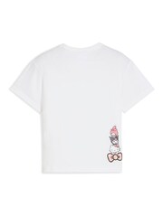 Puma White X Hello Kitty And Friends Kids Relaxed Graphic T-Shirt - Image 4 of 4