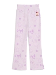 Puma Purple X Hello Kitty And Friends Kids Ribbed Flared Leggings - Image 2 of 2