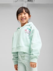 Puma Blue X Hello Kitty And Friends Relaxed Graphic Fleece Kids Hoodie - Image 1 of 4