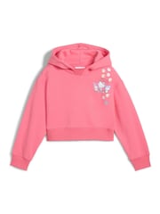 Puma Pink X Hello Kitty And Friends Relaxed Graphic Fleece Kids Hoodie - Image 3 of 4