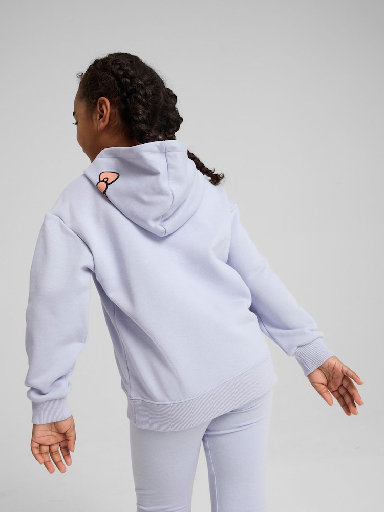 Puma Blue X Hello Kitty And Friends Kids Relaxed Hoodie - Image 3 of 3