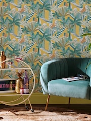 Graham & Brown Citron Envy Vacay A4 Wallpaper Sample - Image 1 of 3