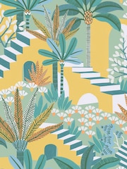 Graham & Brown Citron Envy Vacay A4 Wallpaper Sample - Image 2 of 3