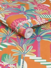 Graham & Brown Summer Heat Envy Vacay A4 Wallpaper Sample - Image 3 of 3