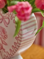 Cath Kidston Pink Heart Shaped Vase - Image 4 of 5