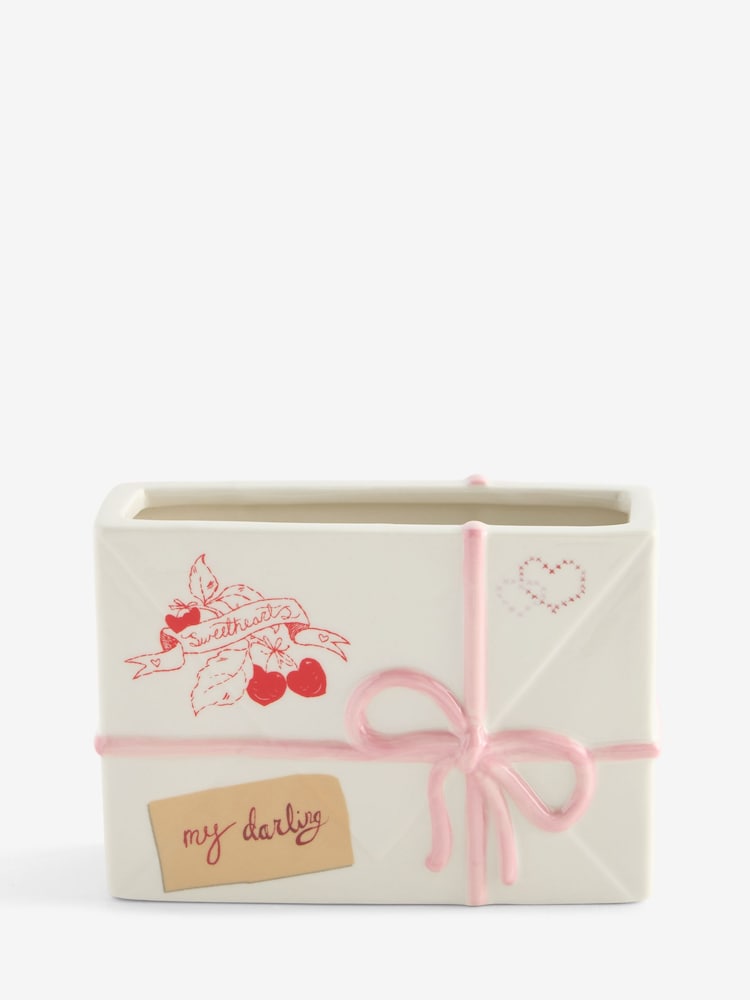 Cath Kidston Pink Love Letter Vase - Image 7 of 7