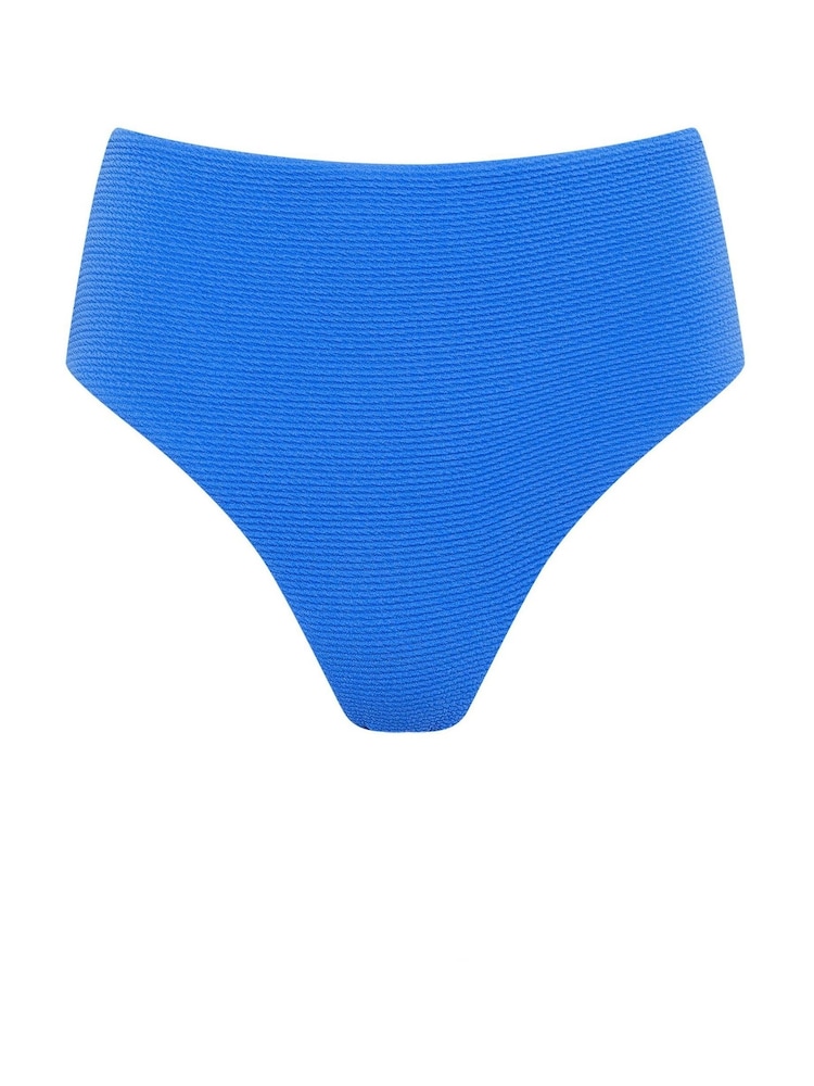 Star by Julien MacDonald Blue Textured Bikini Bottoms - Image 2 of 3