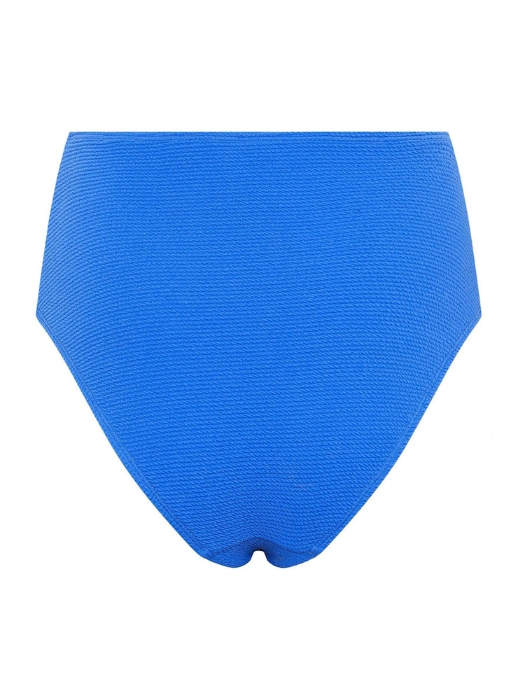 Star by Julien MacDonald Blue Textured Bikini Bottoms - Image 3 of 3