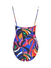 Star by Julien MacDonald Blue Printed Swimsuit - Image 2 of 2