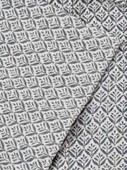 Brook Taverner Grey Geo Print 100% Cotton Shirt - Image 3 of 3