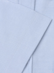 Brook Taverner Blue 100% Cotton Oxford Shirt - Image 4 of 4