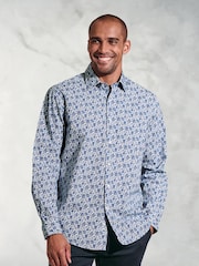 Brook Taverner Floral Print 100% Cotton Shirt - Imagen 1 de 4