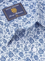 Brook Taverner Floral Print 100% Cotton Shirt - Imagen 4 de 4