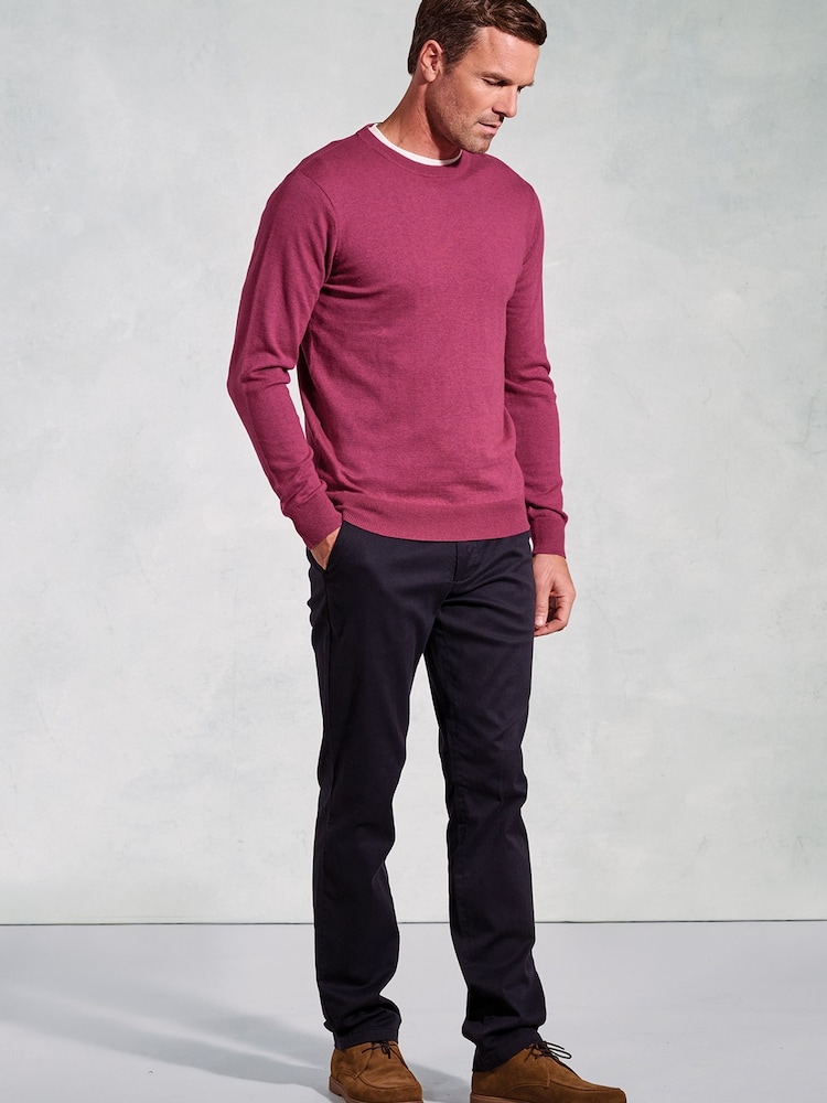 Brook Taverner Red Crew Neck Jumper - Image 2 of 3