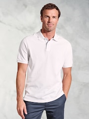 Brook Taverner 100% Cotton Pique Polo Shirt - صورة 1 من 5