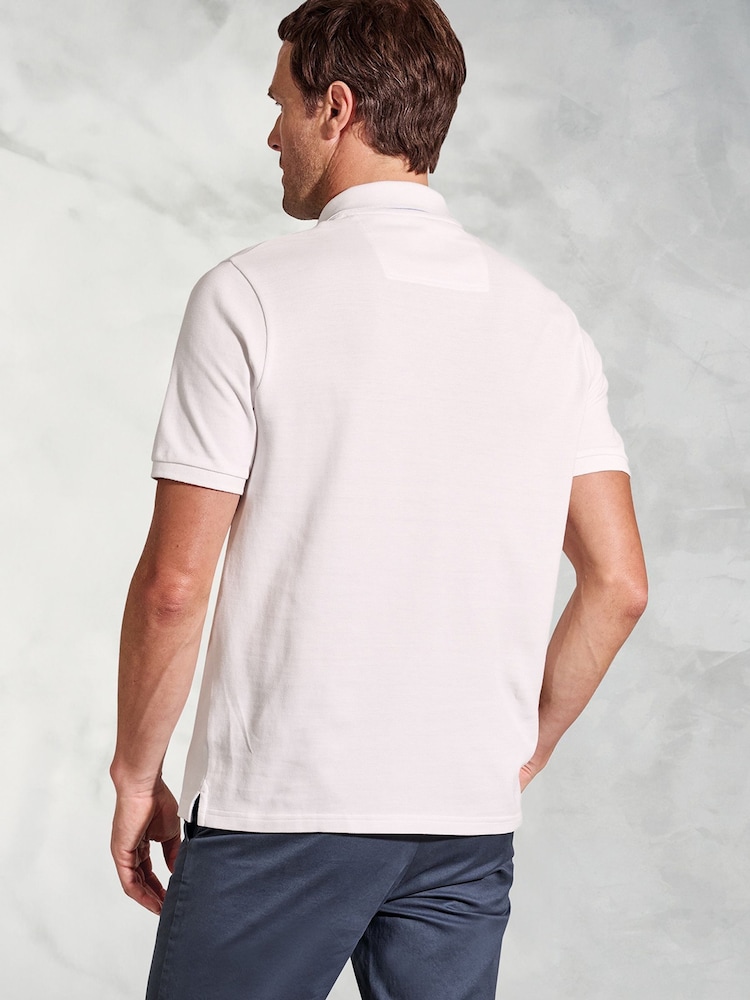 Brook Taverner 100% Cotton Pique Polo Shirt - صورة 2 من 5