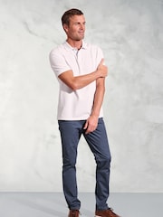 Brook Taverner 100% Cotton Pique Polo Shirt - صورة 3 من 5