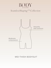 Victoria's Secret Black Seamless Shaping™ Mid Thigh Bodysuit - Image 4 of 4