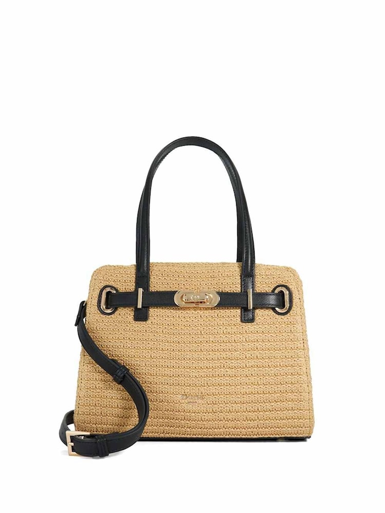 Dune London Natural Dinidefine Medium Belted Tote Bag - Image 1 of 5