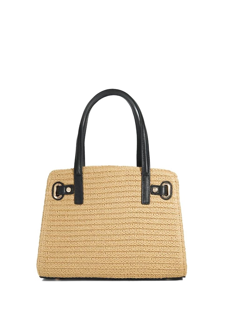 Dune London Natural Dinidefine Medium Belted Tote Bag - Image 2 of 5