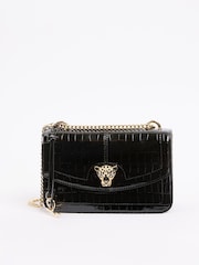 Lipsy Black Medium Chain Shoulder Bag - Image 6 of 6