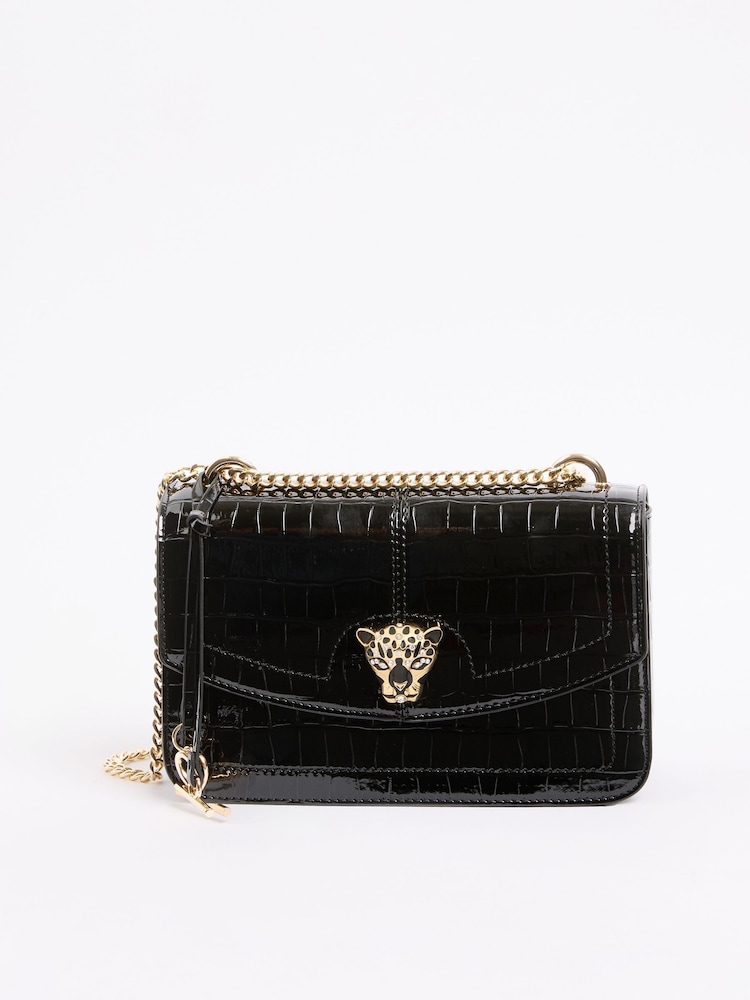 Lipsy Black Medium Chain Shoulder Bag - Image 7 of 7