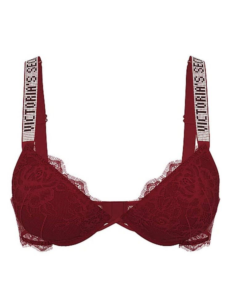 Victoria's Secret Sangria Red Push Up Shine Strap Bra - Image 3 of 3 Victoria's Secret Sangria Red Push Up Shine Strap Bra - Image 3 of 3