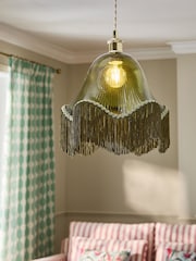 Green Wroxton Easy Fit Shade Ceiling Light - Image 1 of 4