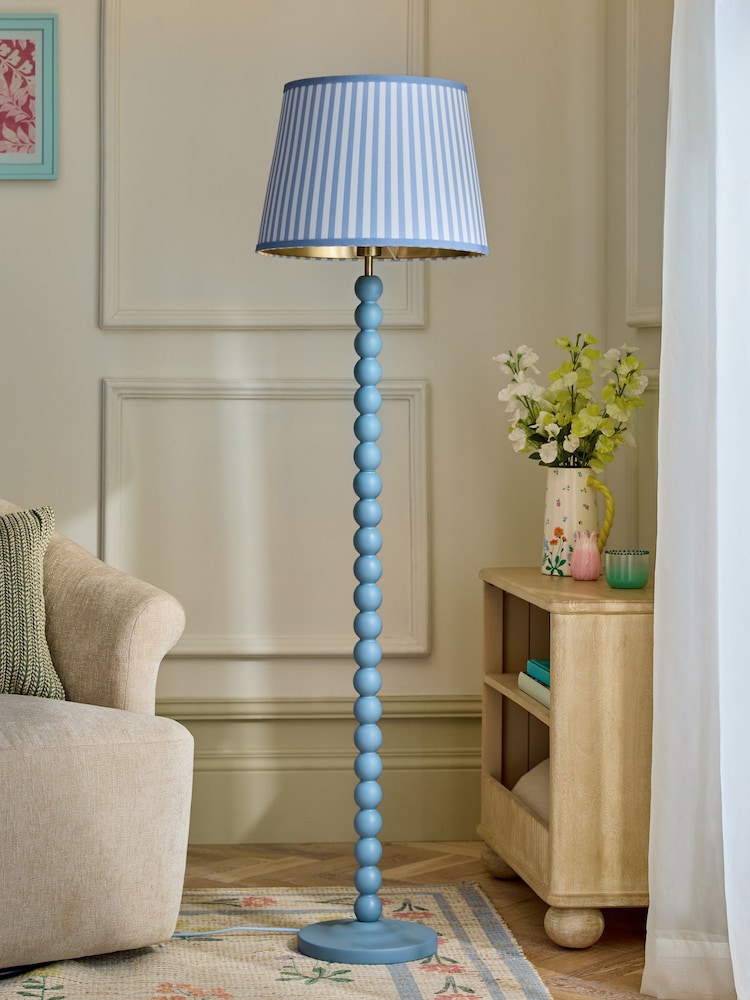 Blue Millie Floor Lamp - Image 2 of 4 Blue Millie Floor Lamp - Image 2 of 4