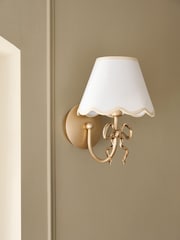 Brass Bow Rechargeable Wireless Wall Light - Image 2 of 5