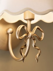 Brass Bow Rechargeable Wireless Wall Light - Image 3 of 5