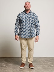BadRhino Big & Tall Aqua Blue Premium Shirt - Image 1 of 6