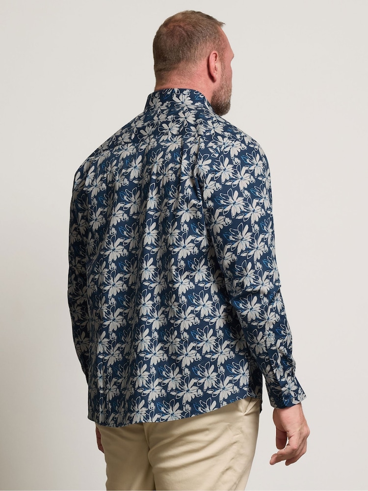 BadRhino Big & Tall Aqua Blue Premium Shirt - Image 2 of 6