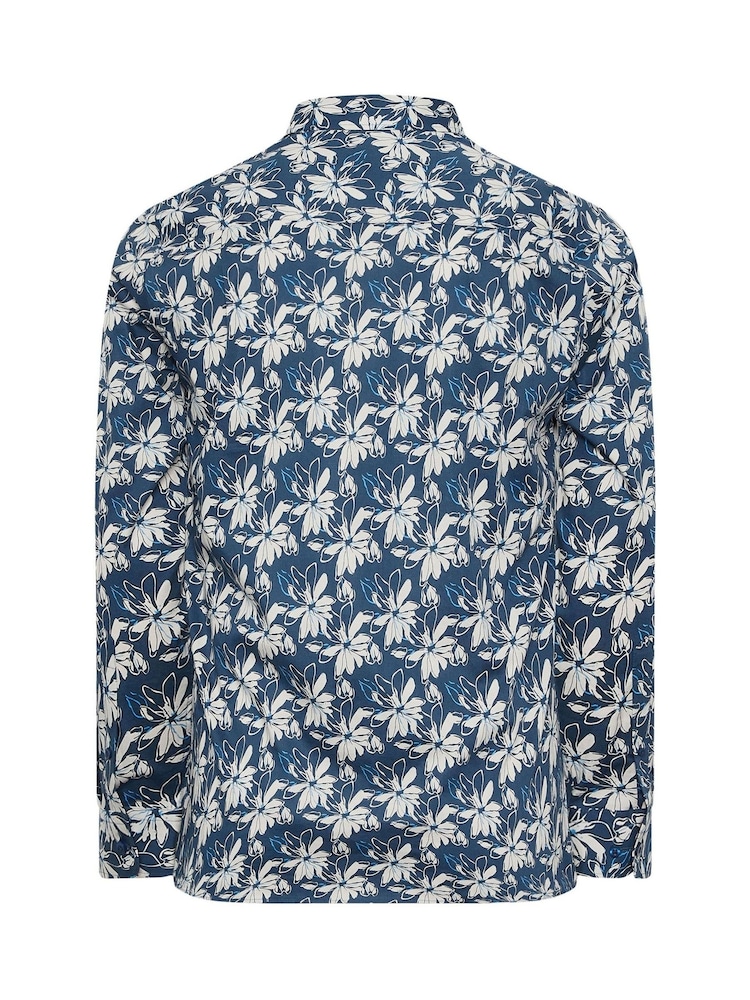 BadRhino Big & Tall Aqua Blue Premium Shirt - Image 6 of 6