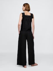 Gap Black High Waisted Pleated Trousers - Image 2 of 8