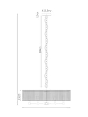 Ivory Yale 6 Light Chandelier - Image 4 of 4