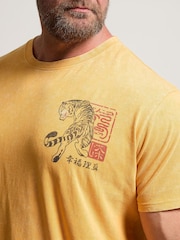 BadRhino Big & Tall 100% Cotton Acid Wash Katori T-Shirt - Imagen 4 de 8