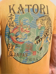 BadRhino Big & Tall 100% Cotton Acid Wash Katori T-Shirt - Imagen 5 de 8