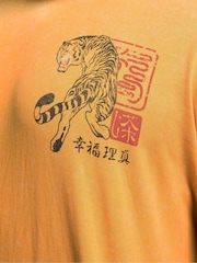 BadRhino Big & Tall 100% Cotton Acid Wash Katori T-Shirt - Imagen 6 de 8