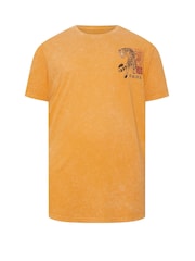 BadRhino Big & Tall 100% Cotton Acid Wash Katori T-Shirt - Imagen 7 de 8
