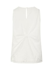 Yours Curve White Lace Insert Scallop Vest - Image 9 of 10