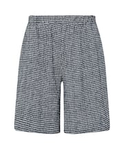 Yours Curve Black Crinkle Jersey Shorts - Image 5 of 5