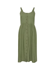 Yours Curve Green Linen Sundress - Image 5 of 5