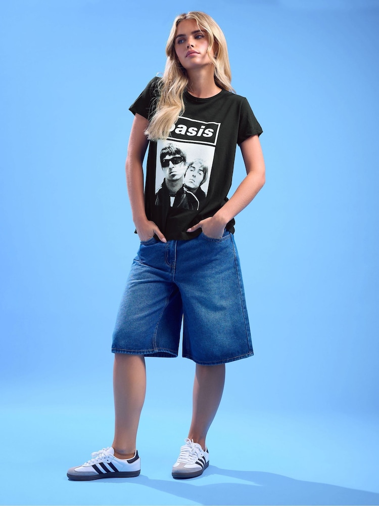 Negro - PixieGirl Petite Oasis T-Shirt - Imagen 2 de 5