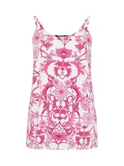 Yours Curve Pink Light Printed Cami - Image 5 of 5